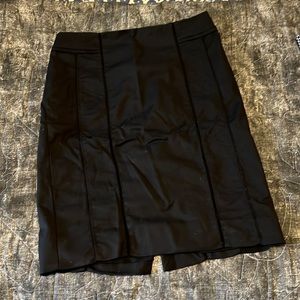 Long black pencil skirt